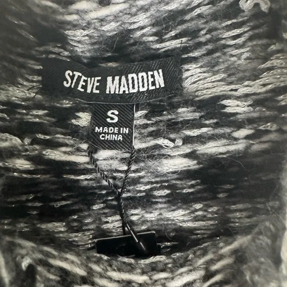 Steve Madden women's S Indie fair isle boxy sweater western boho academia - Picture 7 of 8